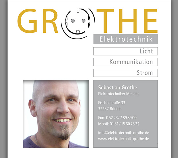 Ihr Elektrotechniker-Meister Sebastian Grothe